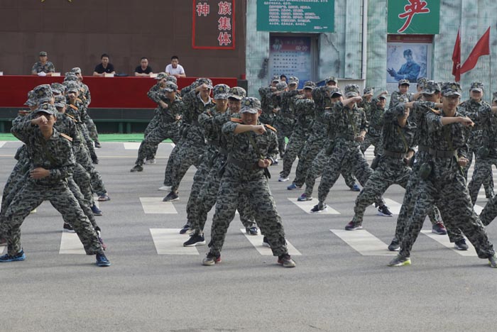 军训之学习军体拳（二）